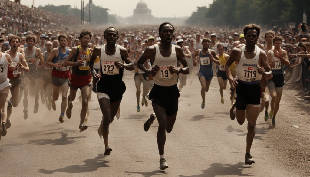 1904 St. Louis Olympics marathon race conditions