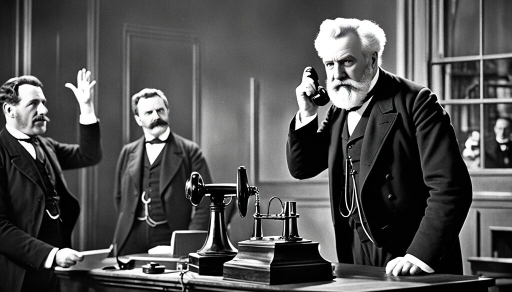 Alexander Graham Bell's first telephone demonstration