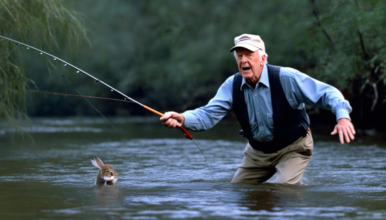 President Carter Was Attacked by a Swamp Rabbit While Fishing