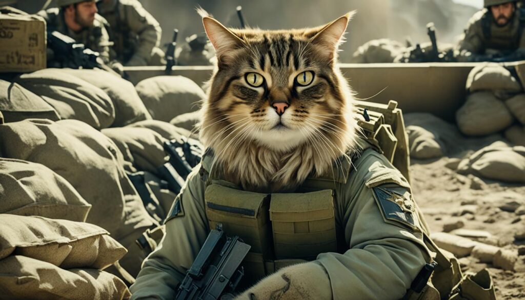 Cats as mascots in WWI trenches