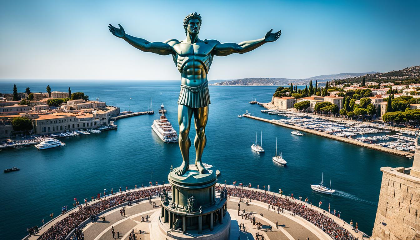 Colossus of Rhodes' Brief Existence