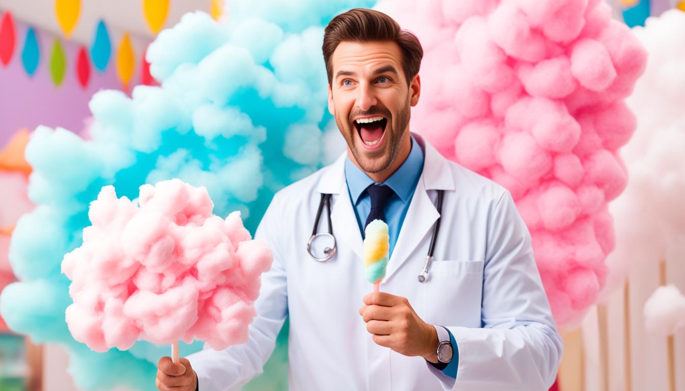 Dentist Created Cotton Candy