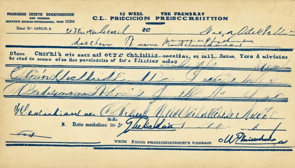 Dr. Otto Pickhardt's medical prescription for Winston Churchill