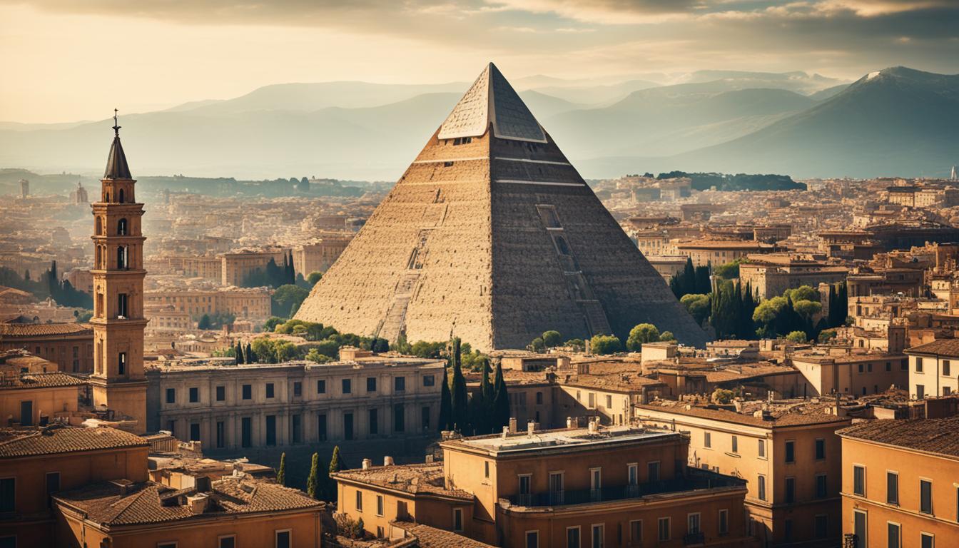 Egyptian Pyramid in Rome