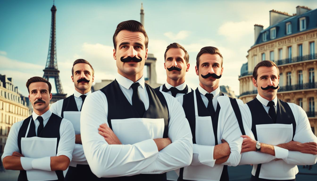 French Waiters' Mustache Strike