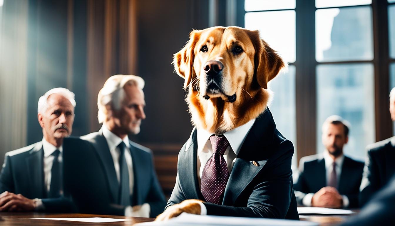 Harding's Dog in Cabinet