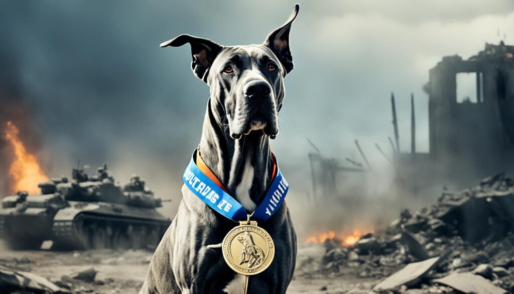 Juliana the heroic Great Dane