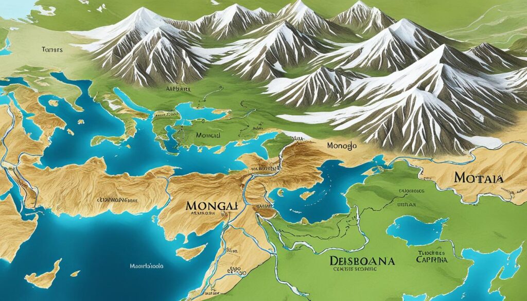 Mongol Empire land area