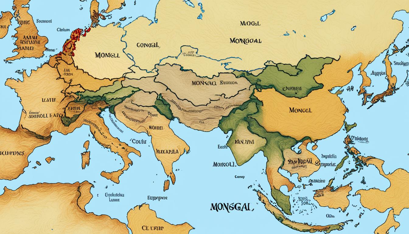 Mongol Empire's Land Size