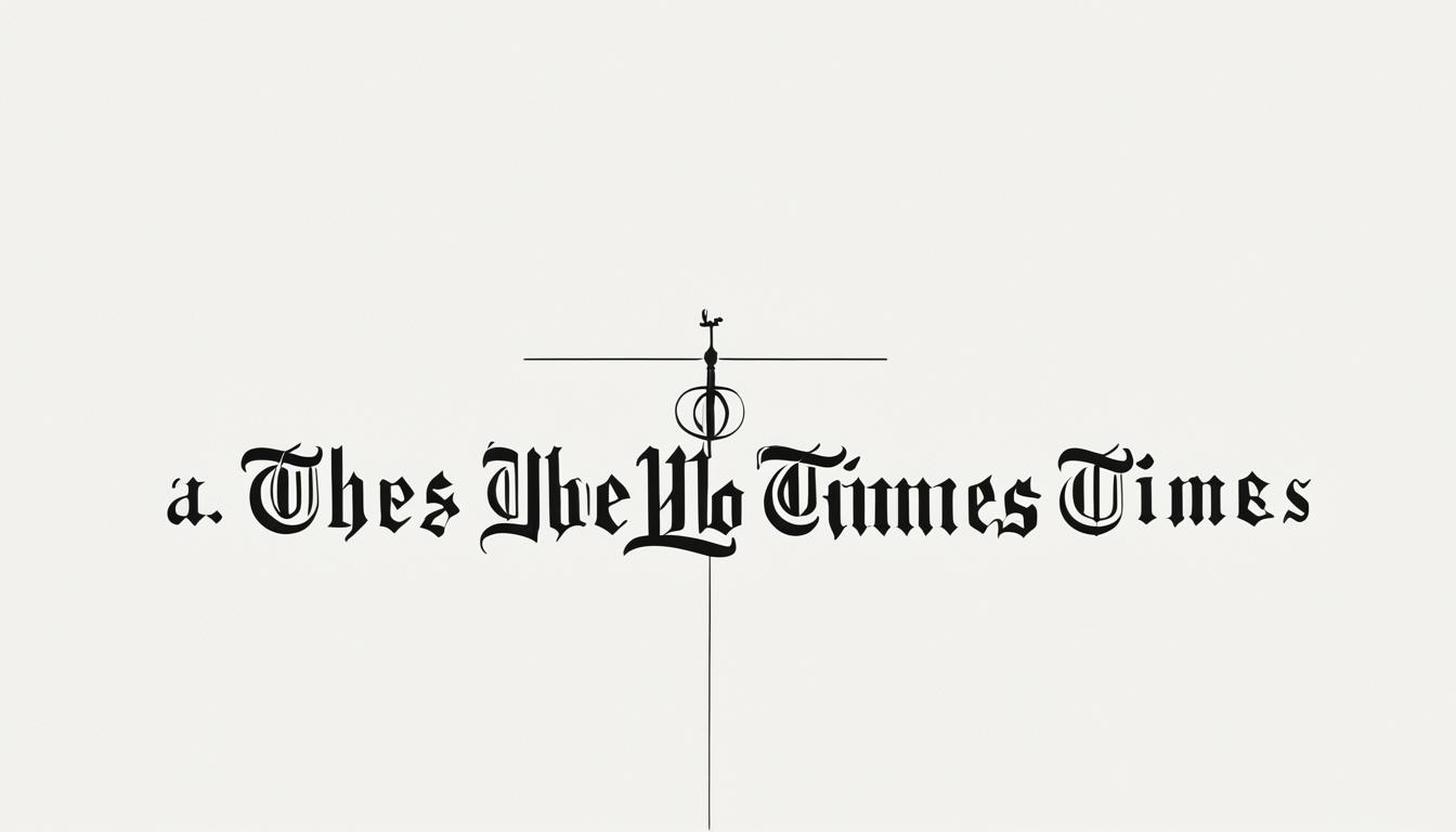 New York Times Logo Period