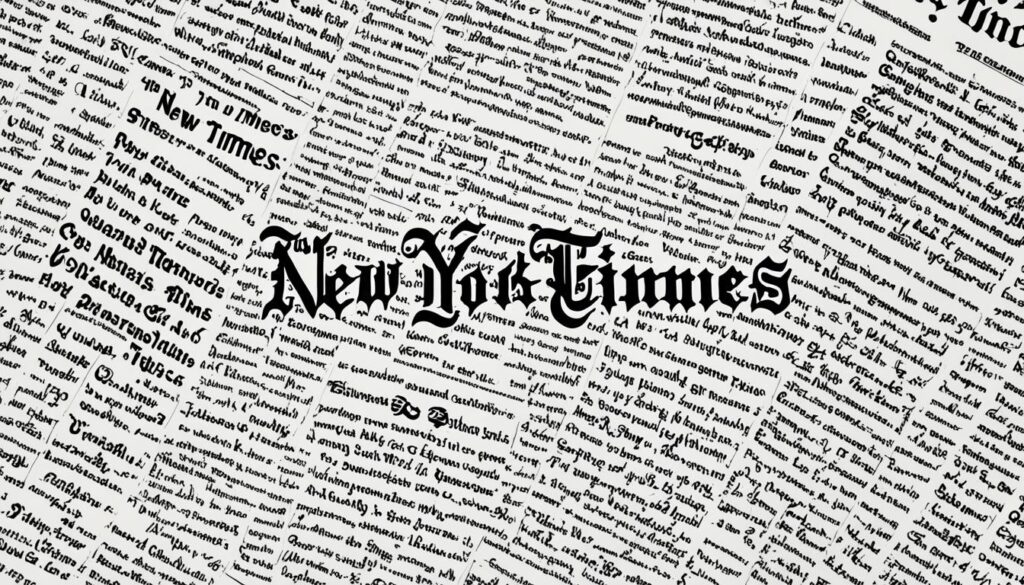 New York Times logo punctuation