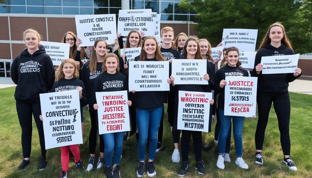 North Andover Middle School students advocating for historic justice