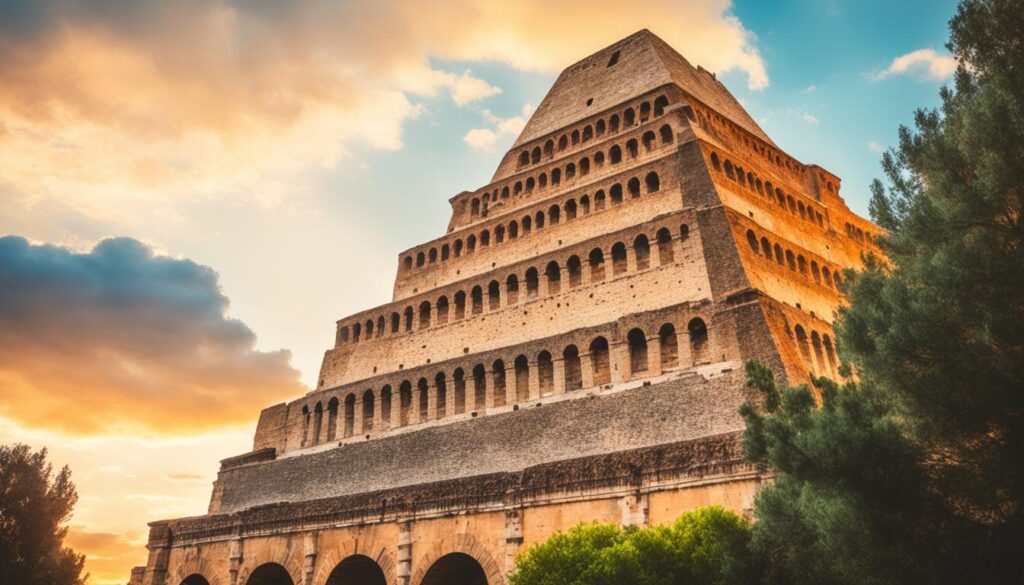 Pyramid of Cestius in Rome