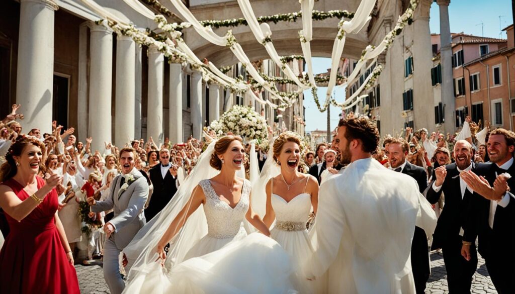 Roman wedding procession