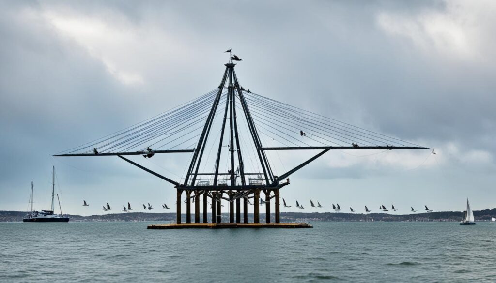 Seagull training facility in Poole Harbour