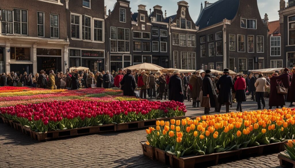 Tulip Mania during Dutch Golden Age