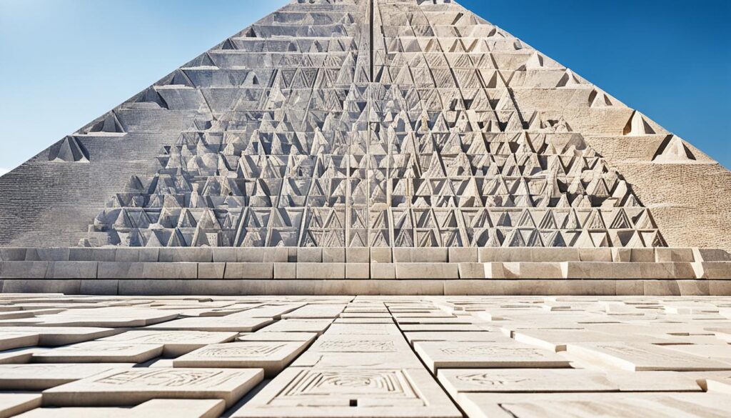 Tura limestone used in pyramid construction