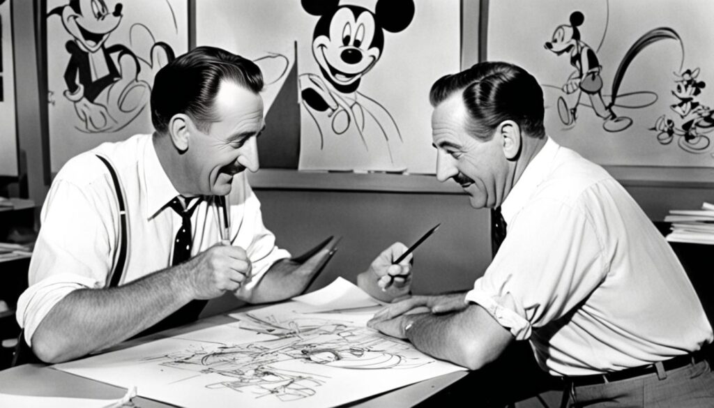 Ub Iwerks and Walt Disney collaboration