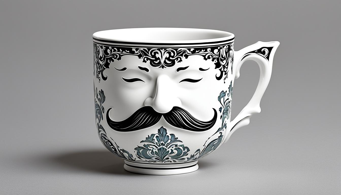 Victorians Invented Mustache-Guarding Teacups for Men