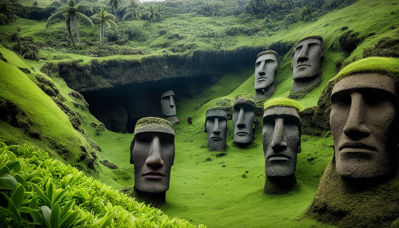 Easter Island Statues' Hidden Bodies