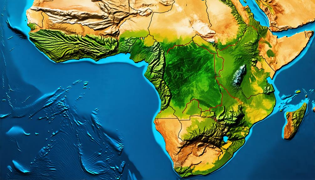 africa s distinct geographic location