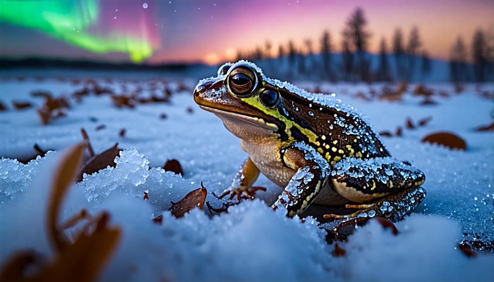 arctic circle wood frogs