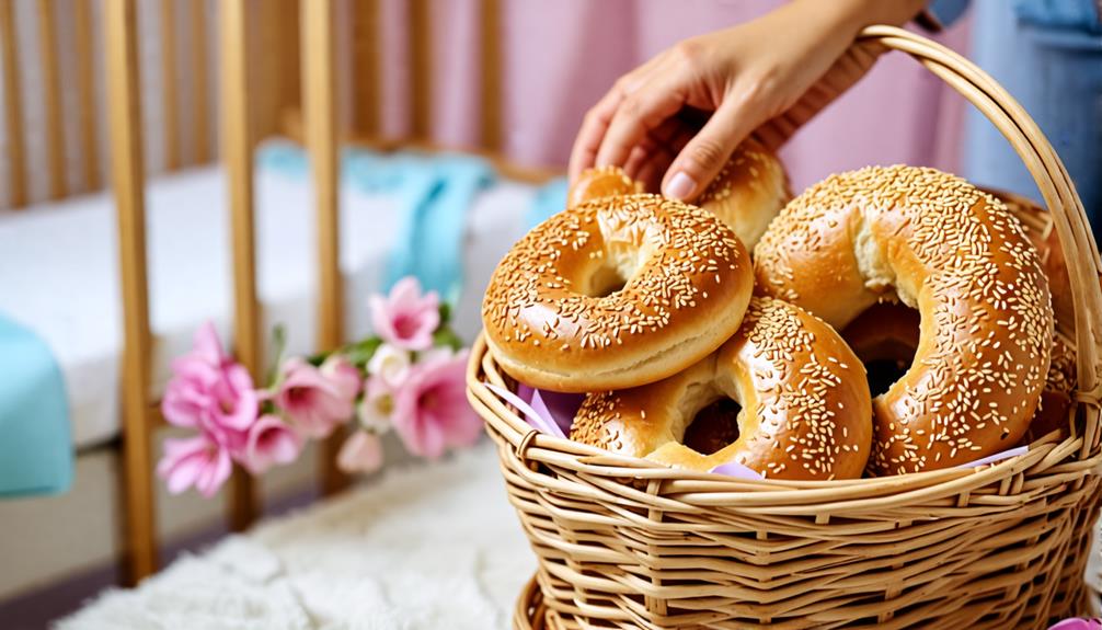 bagels gifted postpartum women