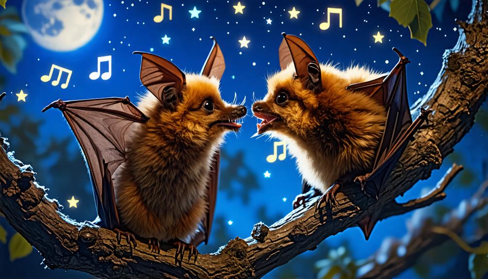 bats communicate through song