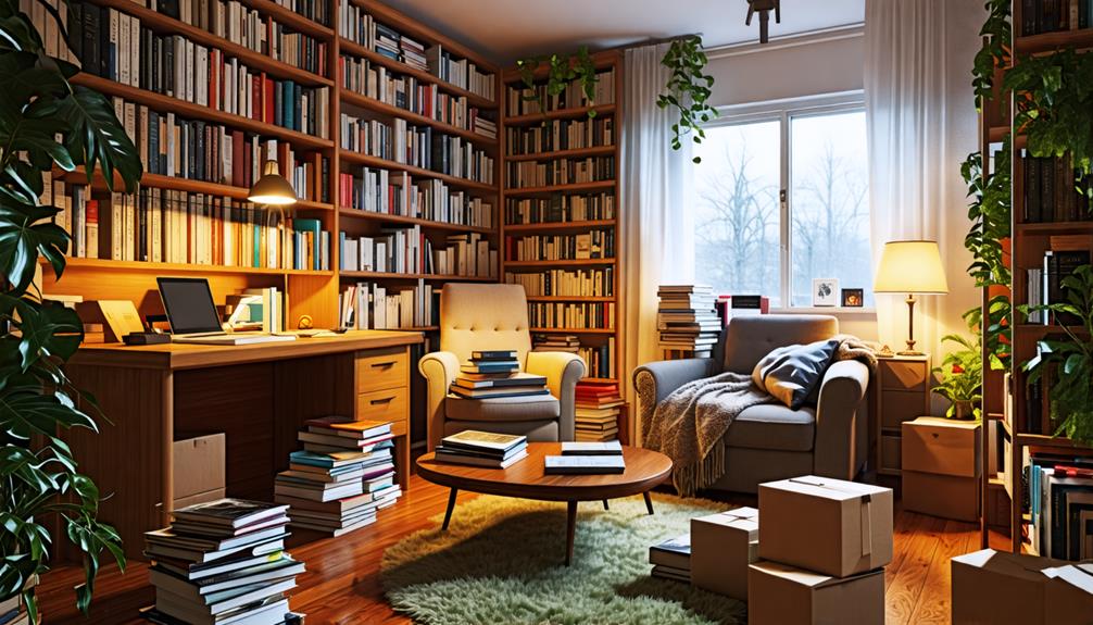 collecting books obsessively passionately