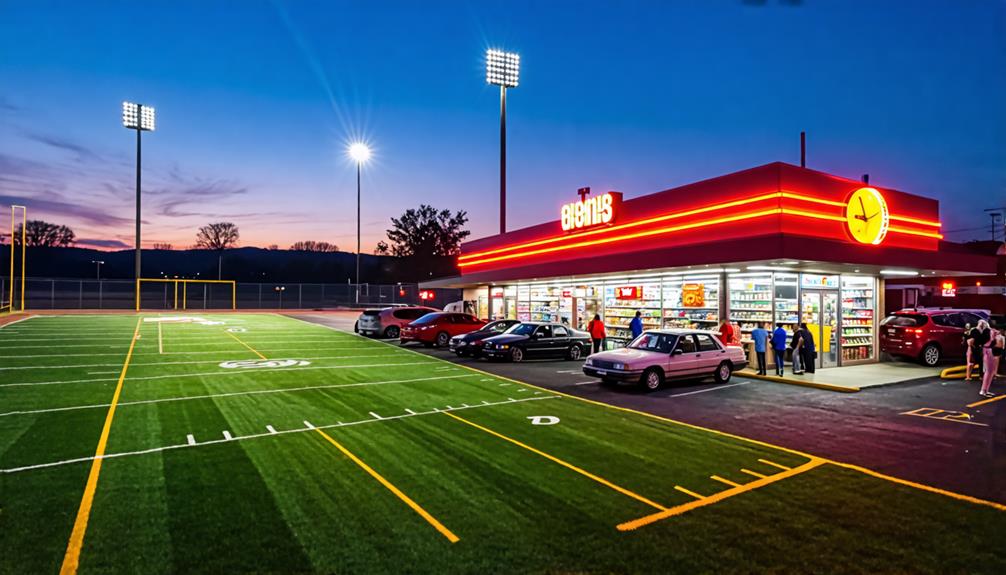 college football sparks convenience stores