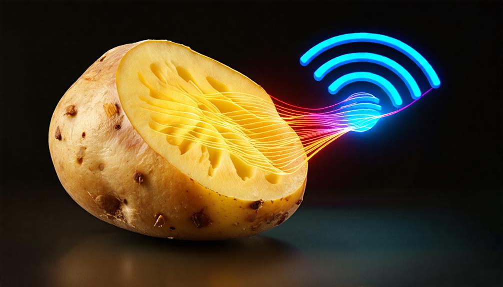 potatoes absorb wi fi signals