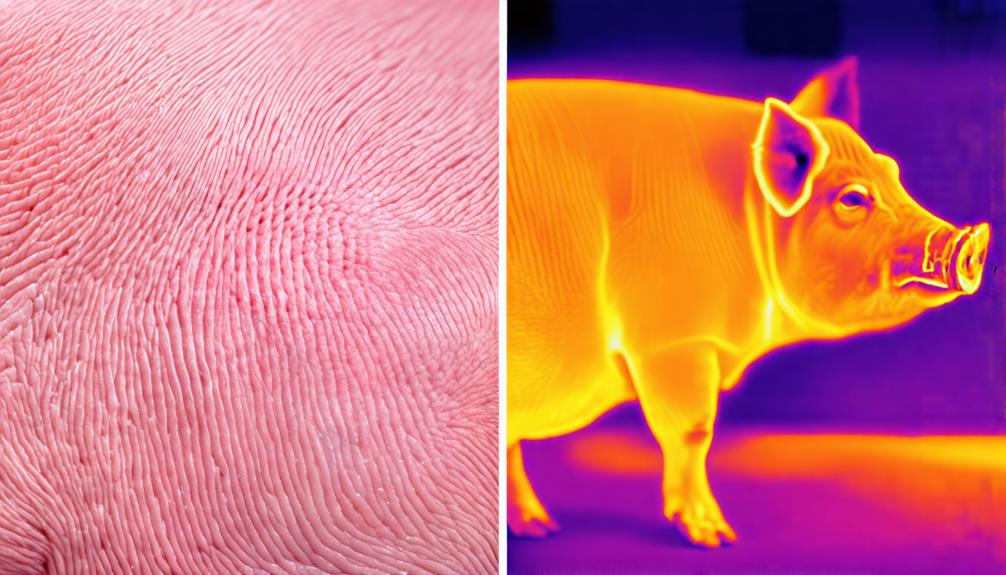 swine body temperature control