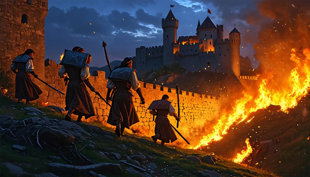 wives bravery during siege